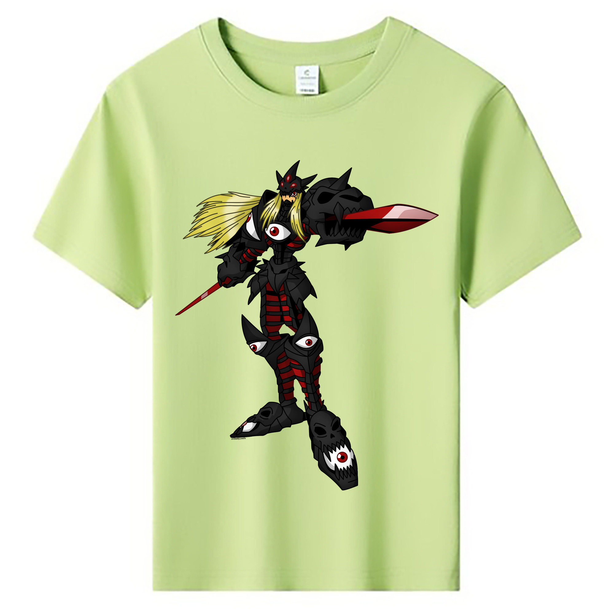 （画像用） Digimon デジタルモンスター/デジモン 綿100％キッズTシャツ（フロントプリント）